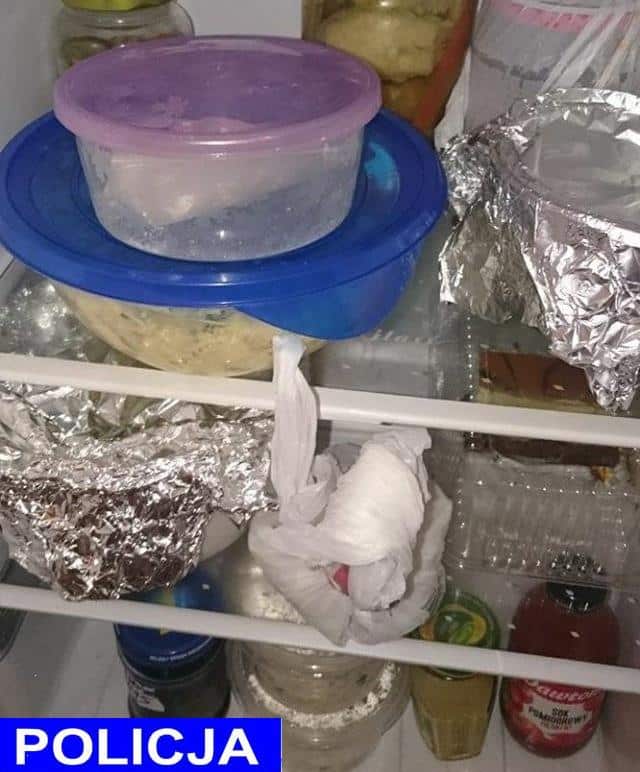 W lodówce oprócz jedzenia trzymali też amfetaminę