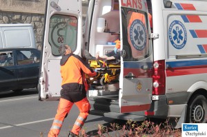 akcja ratunkowa w centrum olsztyna