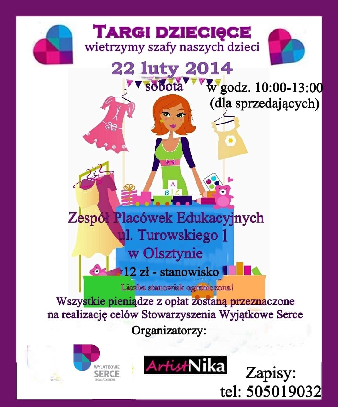 Targi Dziecięce - przyjdź i pohandluj używanymi zabawkami i ubraniami Olsztyn, Wiadomości