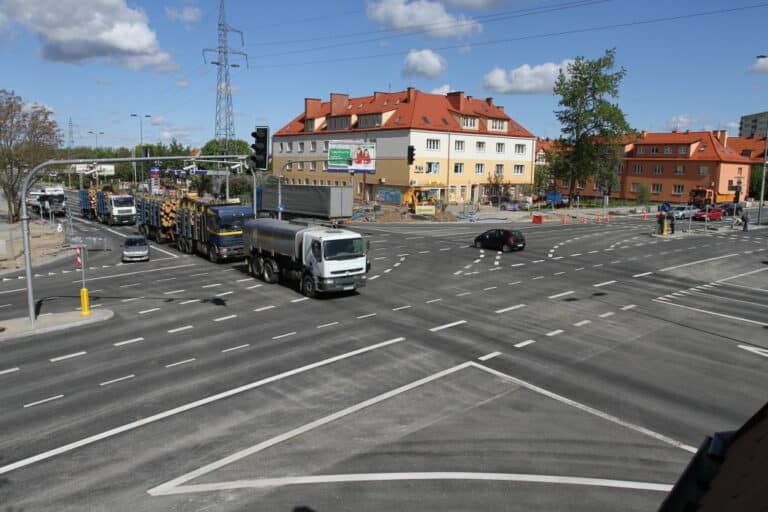 Skrzyżowanie jest już przejezdne