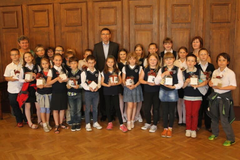 Dzieci u Piotra Grzymowicza