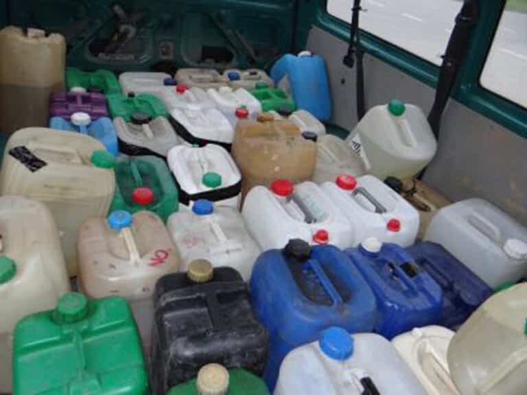 Wypełniony po brzegi nielegalnym paliwem