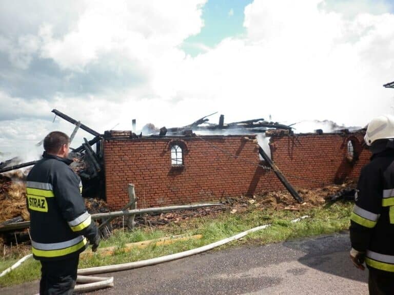 Nastoletni podpalacz zatrzymany przez policję