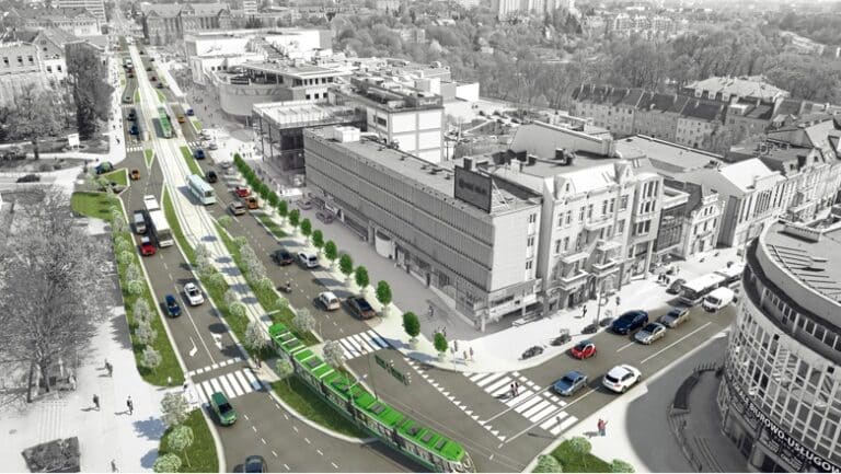 Przed ratuszem obejrzymy wizualizacje nowej al. Piłsudskiego