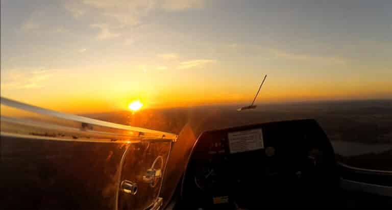 Jak nie Olsztyn! Zobacz to, co widzą piloci szybowców