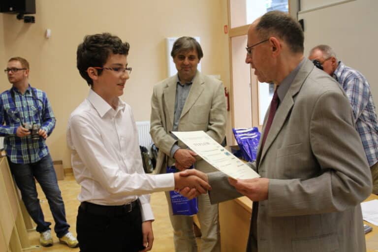 Gala Laureatów i Wyróżnionych  XII Warmińsko-Mazurskich Zawodów Matematycznych