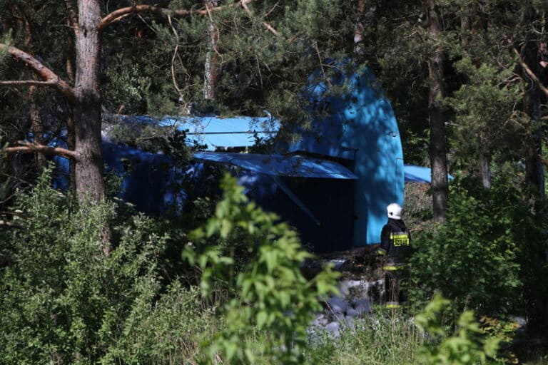 Samolot rozbił się na lotnisku na Dajtkach