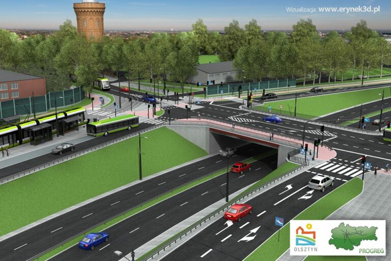 Pierwszy w Olsztynie tunel pod ulicą