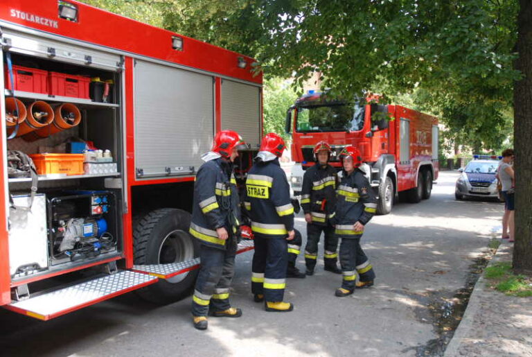 Pożar na Zatorzu. Zapaliły się sprzęty kuchenne