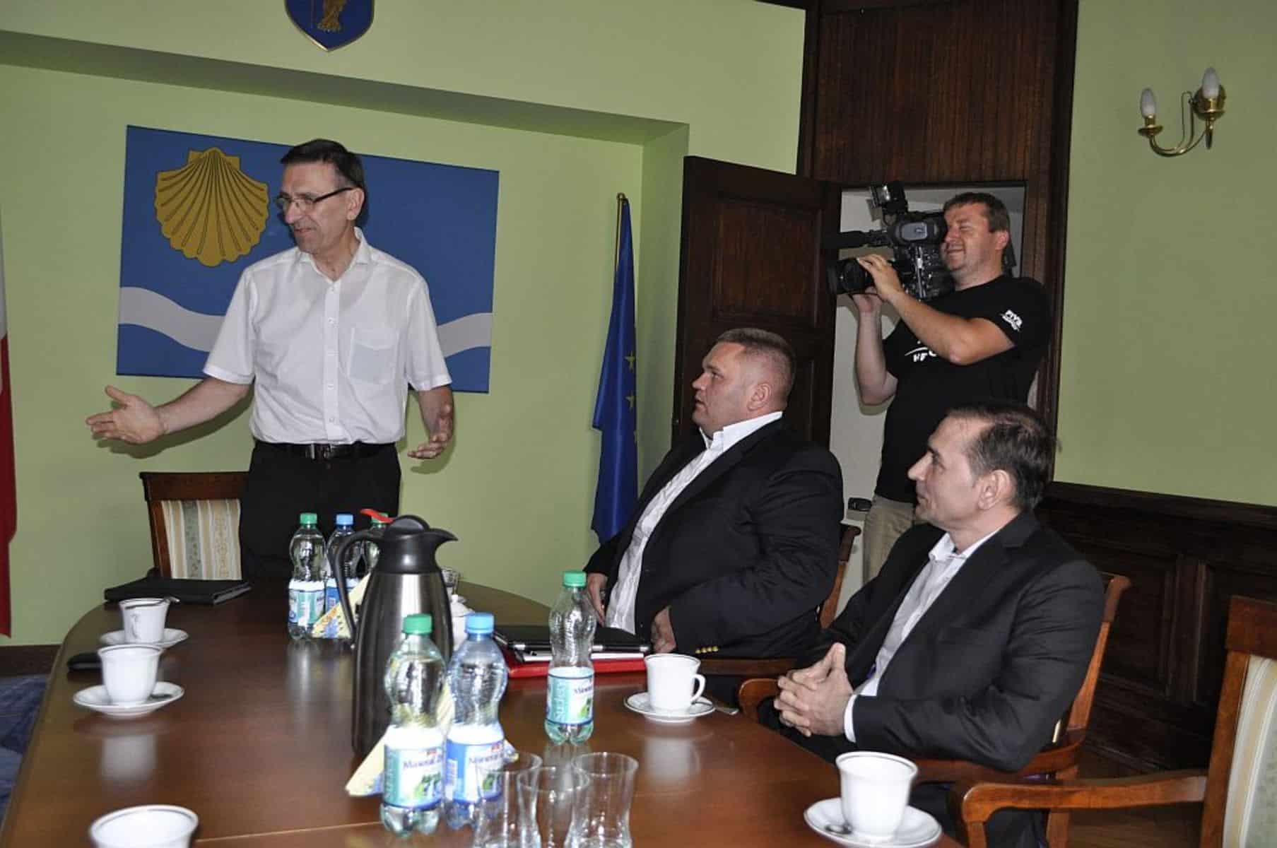Spotkanie prezydenta z kierownictwem Stomilu Galeria Warmińska Olsztyn, Wiadomości