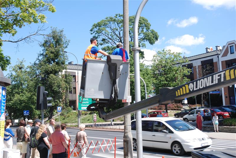 Trwają prace na olsztyńskich przejściach dla pieszych i skrzyżowaniach Olsztyn, Wiadomości