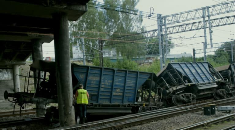 Pociąg wykoleił się w Iławie