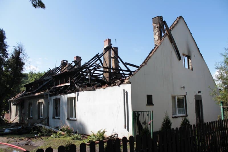 Trzy rodziny pozostały bez dachu nad głową pożar Galerie, Olsztyn, Wiadomości