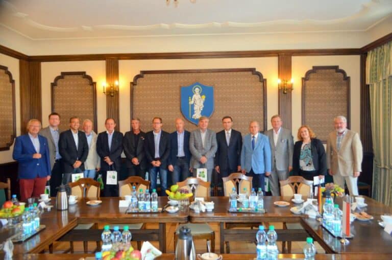 Goście w Ratuszu oficjalnie przyjęci