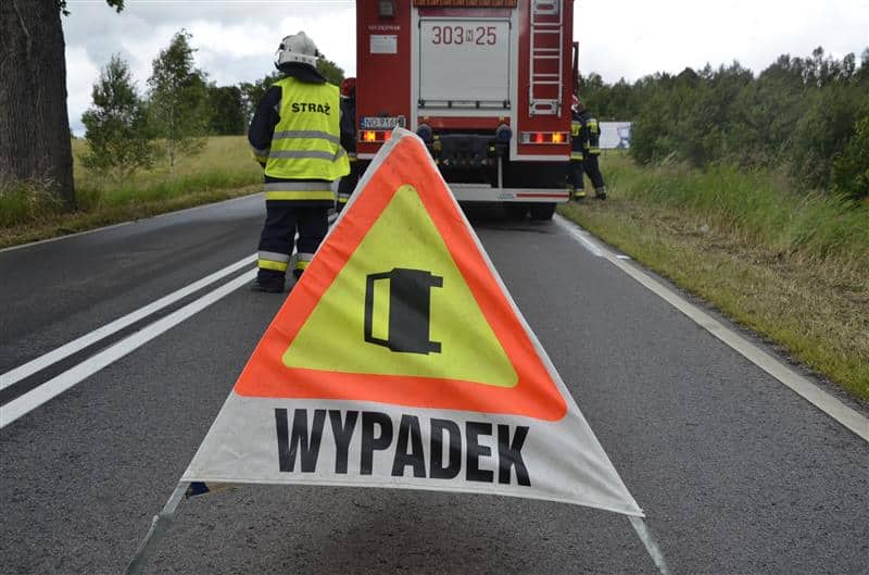 Wypadek na krajowej 16. Nie żyje 58-latek Na sygnale Olsztyn, Wiadomości