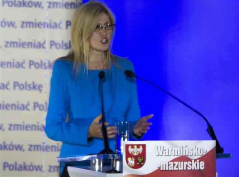 Jarosław Kaczyński wsparł Iwonę Arent w kampanii wyborczej