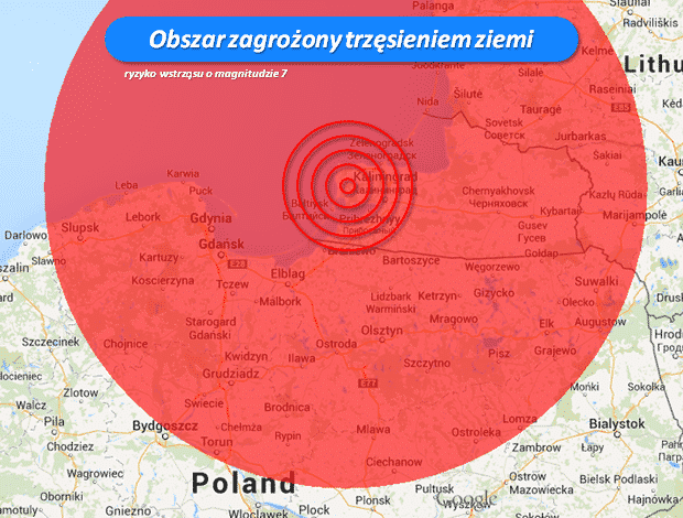 Czy czeka nas trzęsienie ziemi w regionie? Obwód Kaliningradzki Olsztyn, Wiadomości