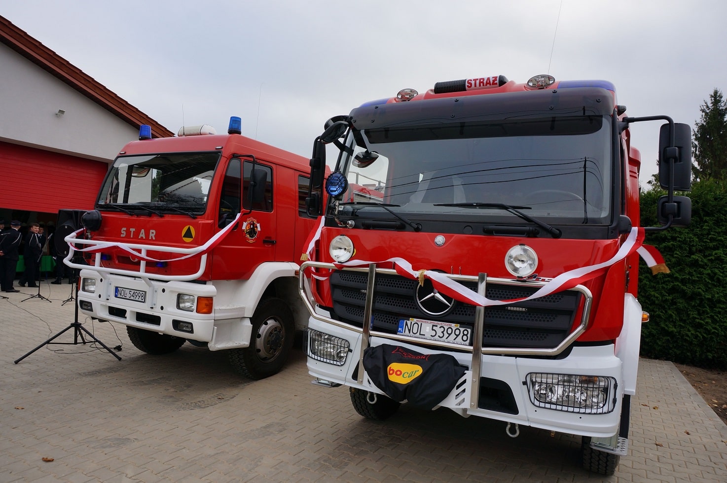 Nowe wozy strażackie dla Wrzesiny polityka Olsztyn, Wiadomości