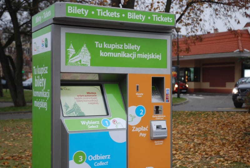 Pierwszy biletomat w Olsztynie już działa zdzit Wiadomości, Olsztyn, zPAP