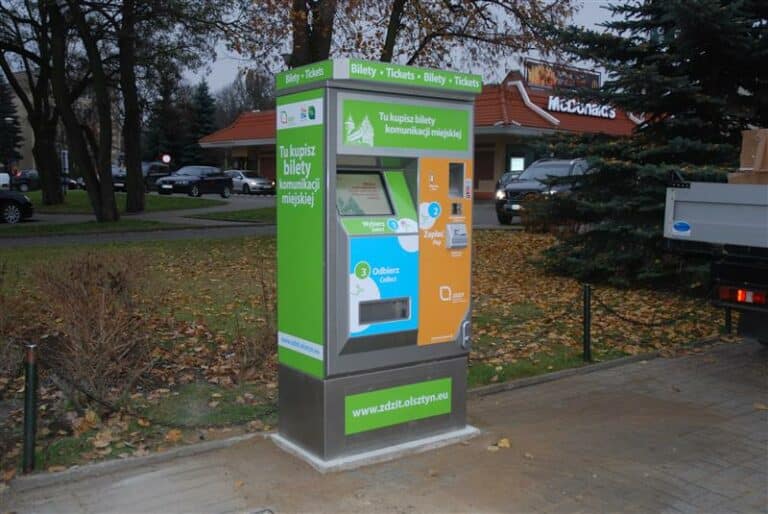 Biletomaty w Olsztynie!