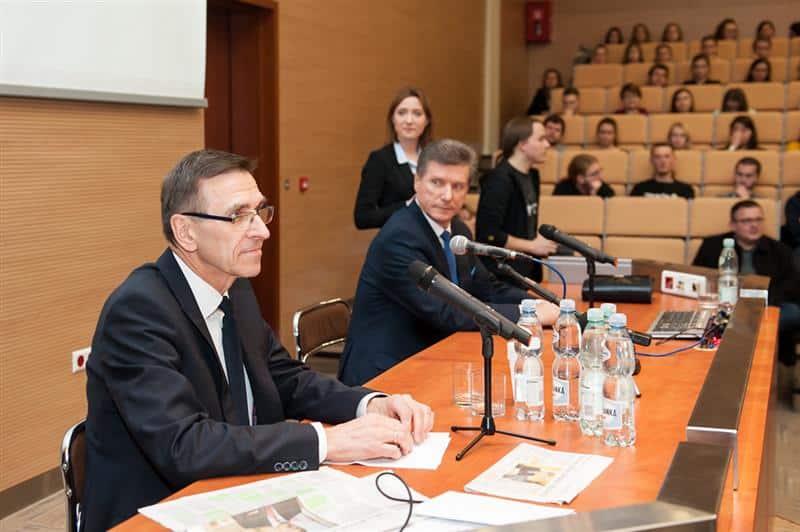 Burzliwa debata wyborcza z udziałem Piotra Grzymowicza i Czesława Jerzego Małkowskiego Czesław Jerzy Małkowski Iława