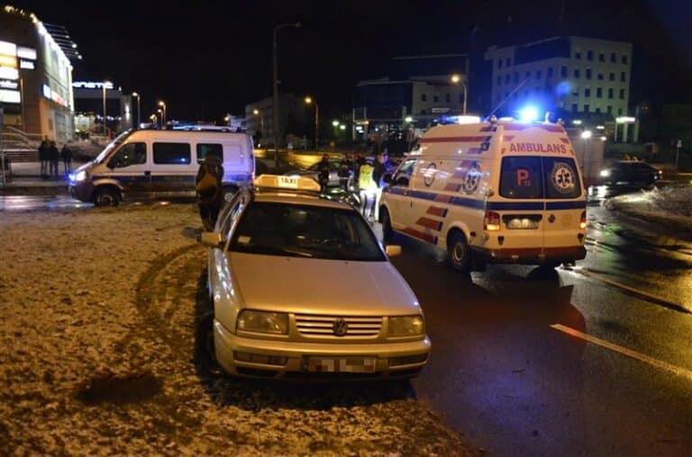 Zderzenie na olsztyńskim rondzie