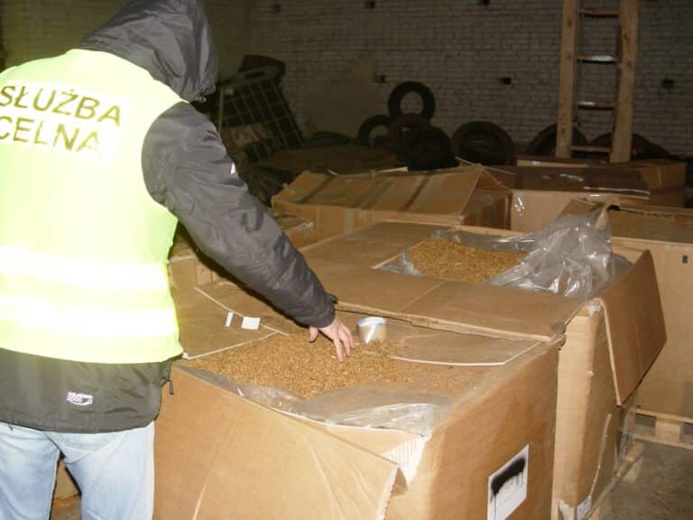 Rekordowa &bdquo;dziupla&rdquo;. Nielegalny tytoń za 1,7 mln zł