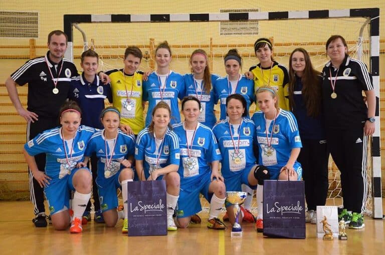 Piłkarki Stomilu Visacom Olsztyn obroniły halowy tytuł