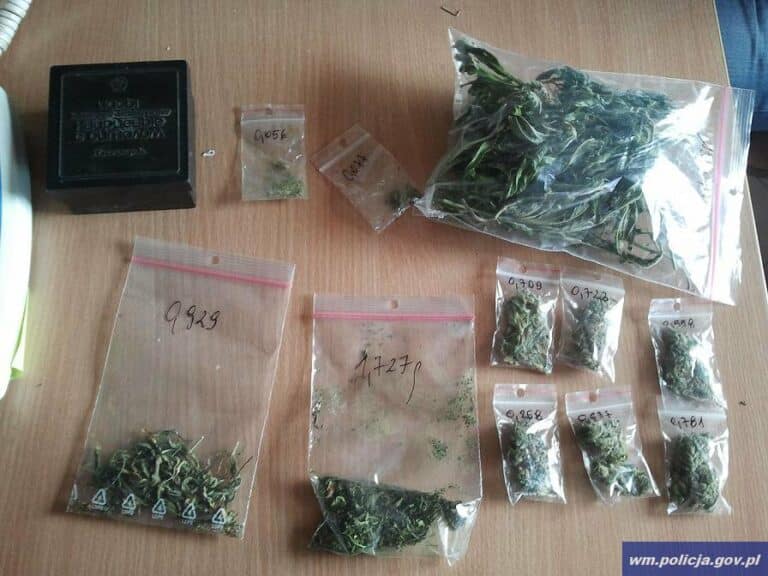 W piwnicy chował marihuanę i nielegalne papierosy