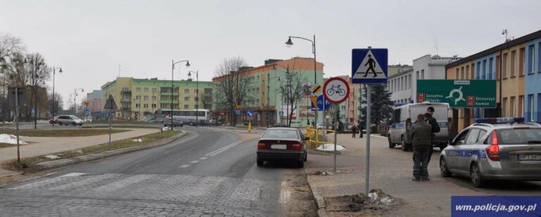 Potrącona 71-latka w szpitalu