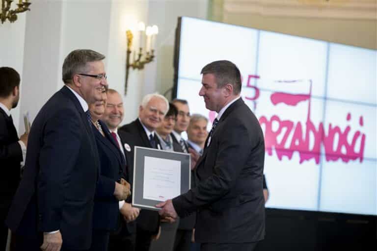 Założyciel Banku Żywności z Olsztyna nagrodzony przez prezydenta Komorowskiego