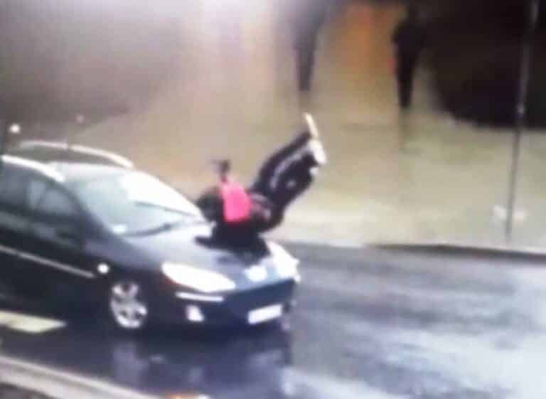 Groźne potrącenie na ul. Żeromskiego. Nagranie z monitoringu