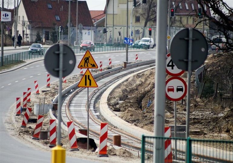 Zobacz postęp prac tramwajowych na ul. Tuwima