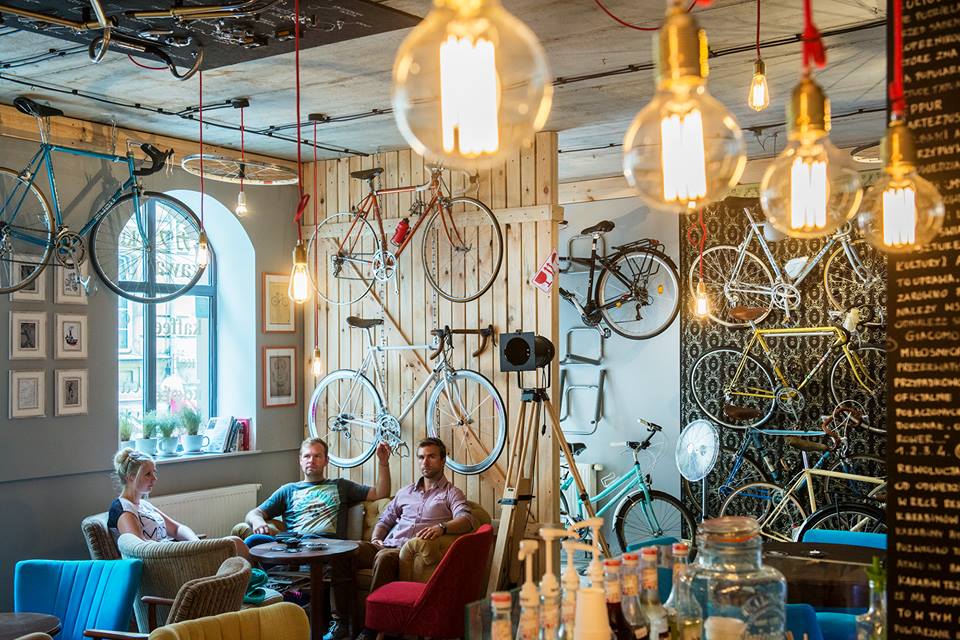 W Olsztynie powstała stylowa kawiarnia dla fanów rowerów