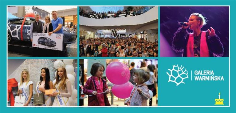 Galeria Warmińska dziękuje za wspólne świętowanie pierwszych urodzin