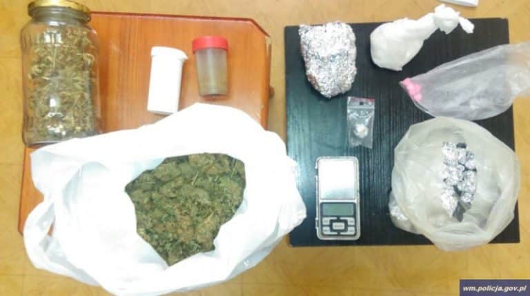 Domowa „apteczka” – marihuany i amfetaminy miał pod dostatkiem
