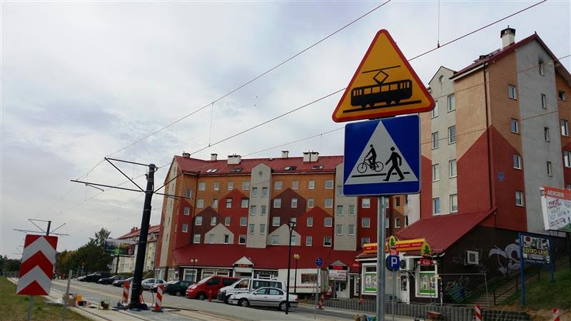 Tramwajowe znaki drogowe już na ulicach Olsztyna