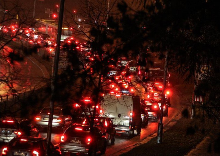 Olsztyn utknął w korkach