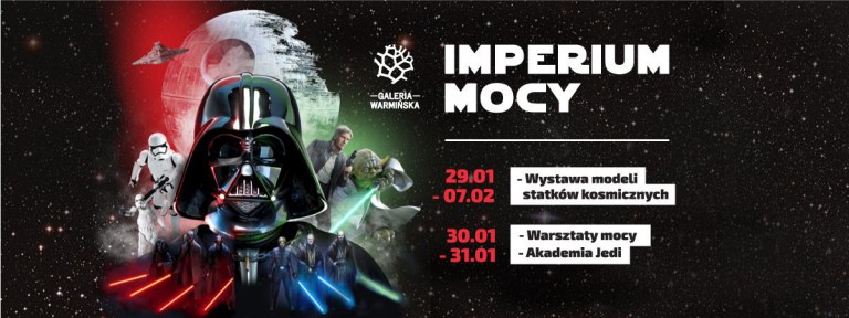 Wystawa postaci i latających pojazdów z Gwiezdnych Wojen w Olsztynie