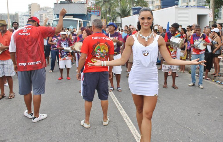 Gorąca samba olsztynianki na Copacabanie