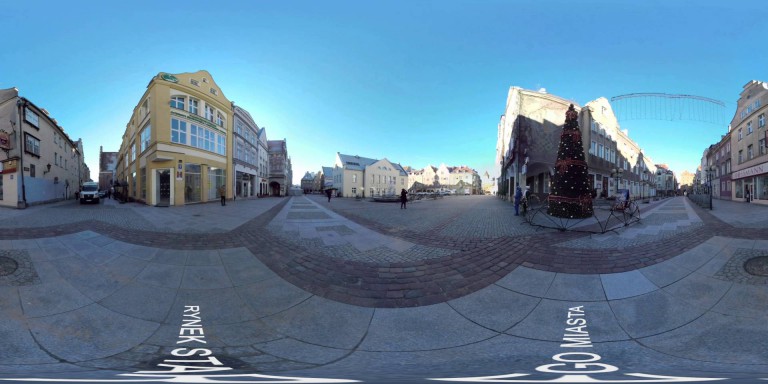 Olsztyn zimową porą, czyli film 360 stopni