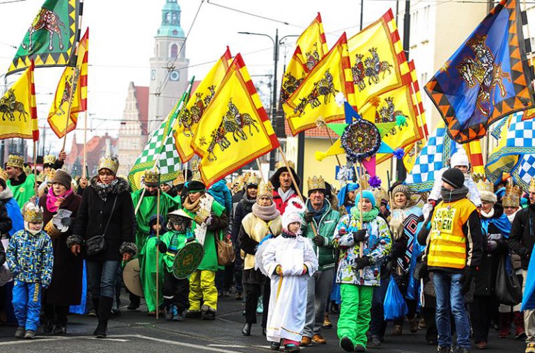 Orszak Trzech Kr&oacute;li przeszedł ulicami Olsztyna