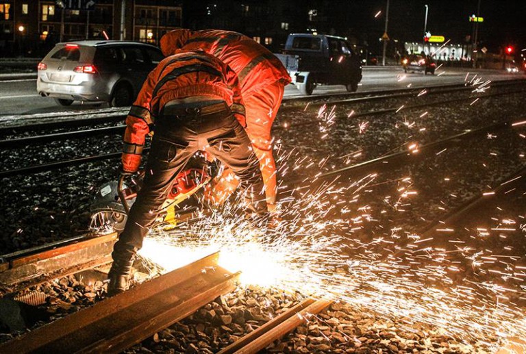 Pęknięcia usunięte. Tory przejezdne
