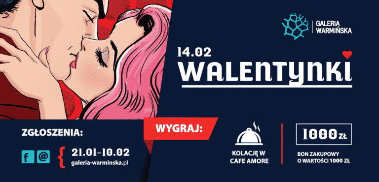 Spędź wyjątkowe Walentynki w  Galerii Warmińskiej