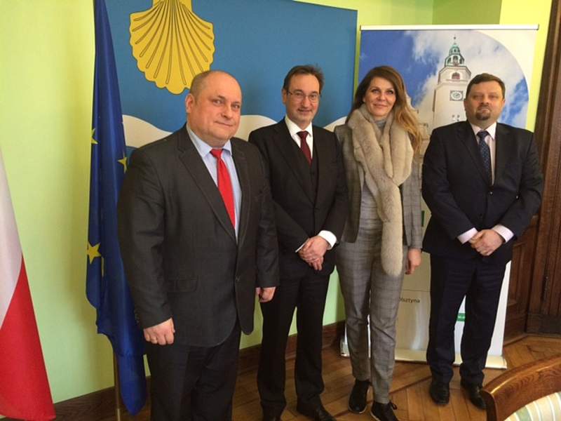 Czeski ambasador gościł w olsztyńskim ratuszu