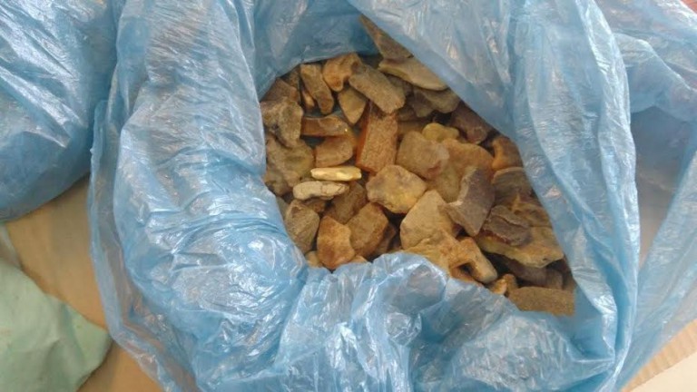 Worki z bursztynem zatrzymane na granicy