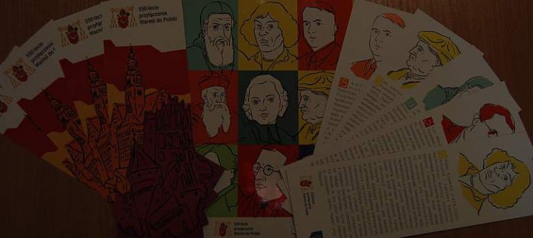 Słynne postacie z Warmii na zakładkach