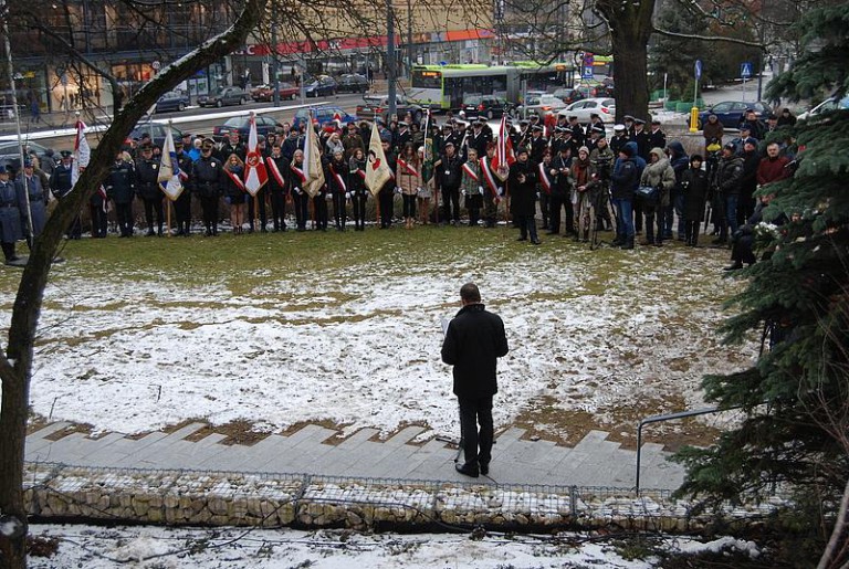 Żołnierze Wyklęci uczczeni w centrum Olsztyna