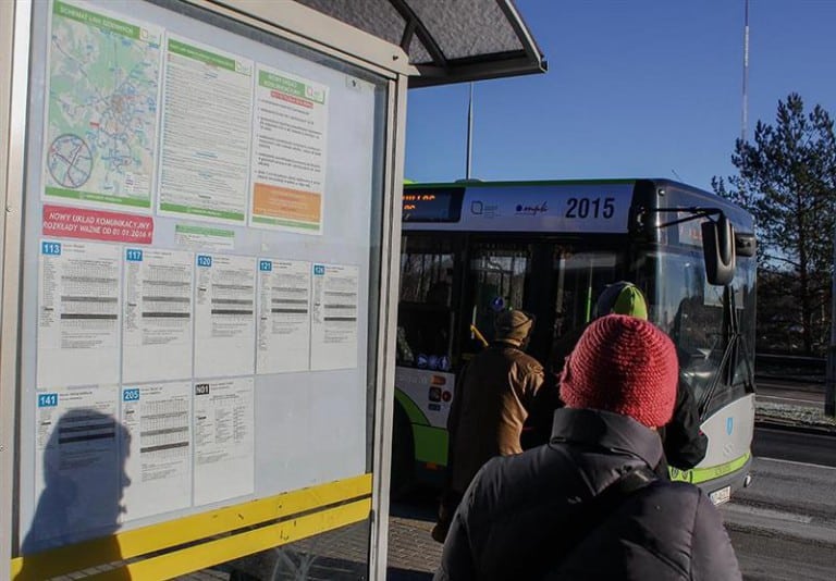 Zmiany w rozkładzie komunikacji miejskiej w Olsztynie