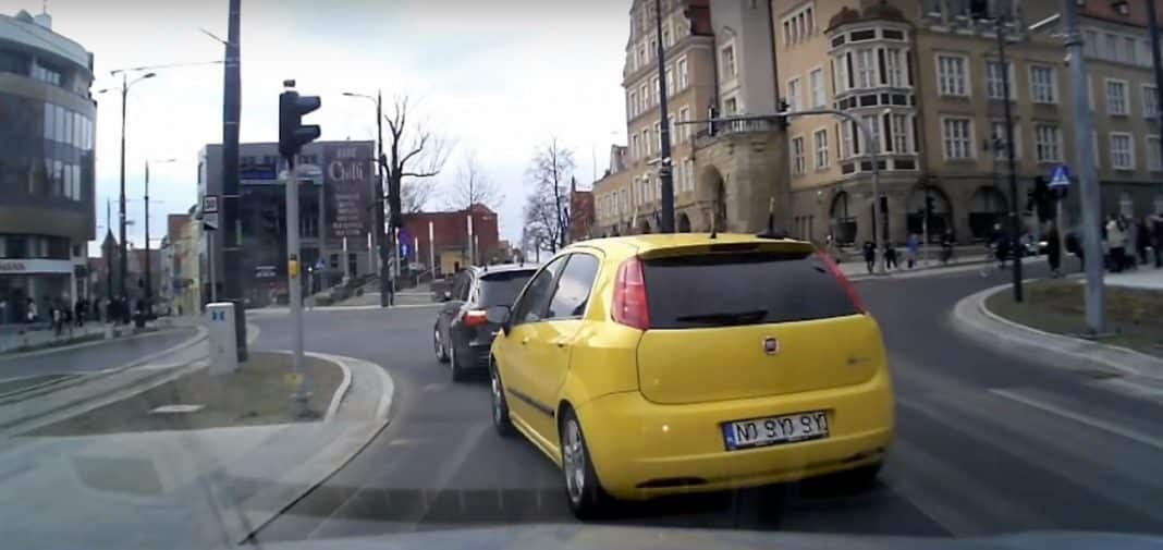 Cwaniactwo kierowców w centrum Olsztyna?